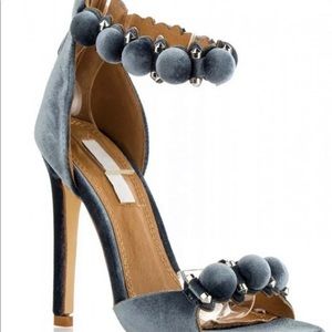 Summer Women Sandals T-Strap Open Toe Stiletto Heel Shoes Studs Buckle Gladiator